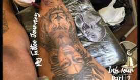 Epic Journeys: Explore the Grandeur of Leg Tattoo Narratives