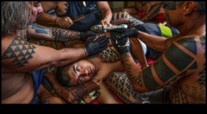 Sacred Marks: Chronicles Crafted with Symbolic Body Art