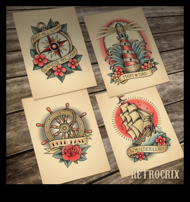 Sailor's Delight: Ναυτική γοητεία σε παραδοσιακά τατουάζ