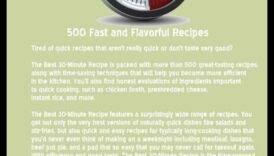 Minutes to Savor: Culinary Delights in No Time